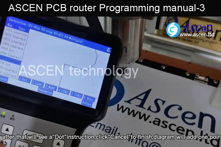 automatic desktop PCB router depaneling machine programming manual 3